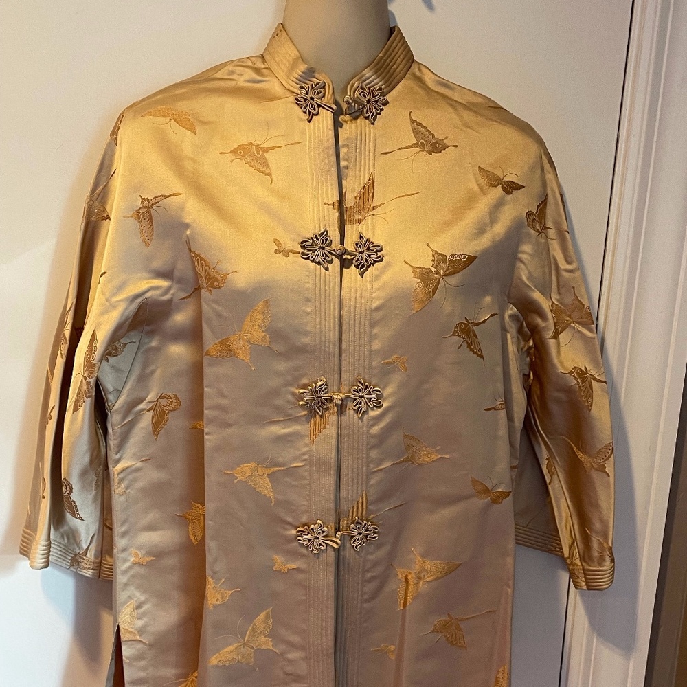 1960's Dynasty silk jacket with butterflies